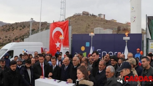 İliç doğalgaza kavuştu