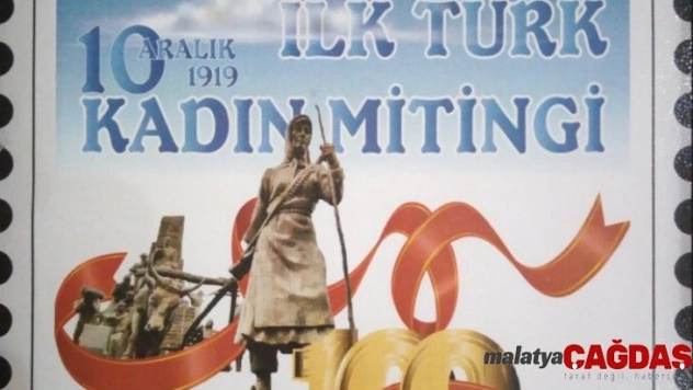 İlk Kadın Mitingi etkinlikleri kapsamında posta pulu bastırıldı