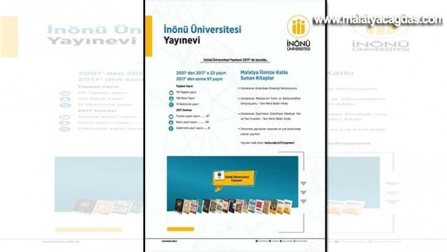 İnönü Üniversitesi Yayınevi önde