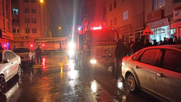 İş yerinde korkutan yangın