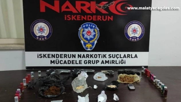 İskenderun'da uyuşturucu operasyonu