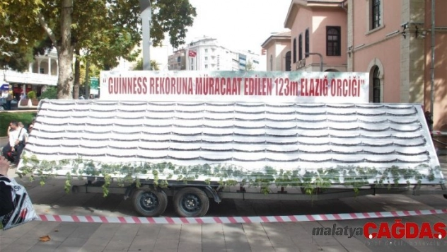 İsveç'e rakip Elazığ'da 123 metrelik orcik yapıldı