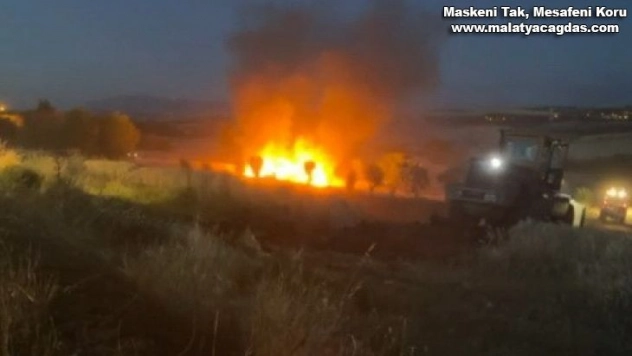 İtfaiye ekipleri biçerdöveri son anda kurtardı