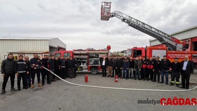 İtfaiye personeline hizmet içi eğitim