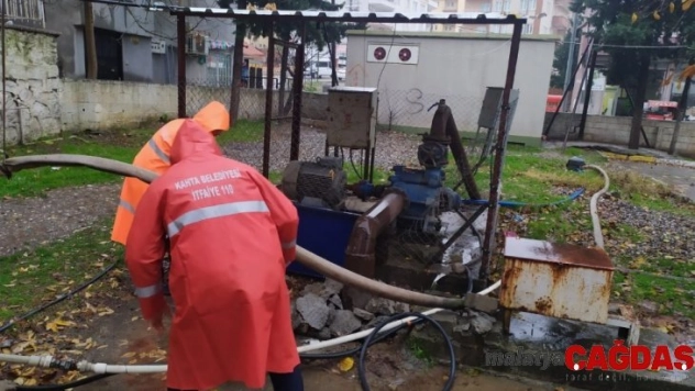 İtfaiyenin dolum havuzuna bakım