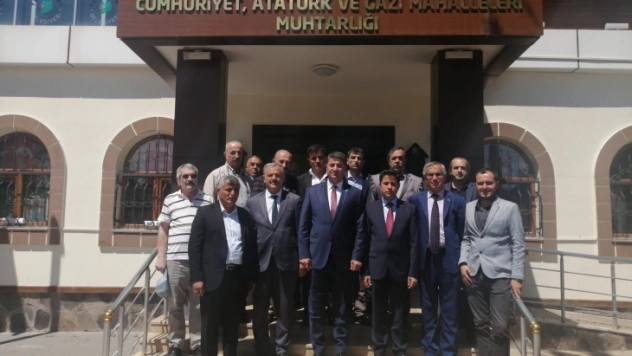 İYİ Parti Yeşilyurt İlçe'den Muhtar Ziyareti