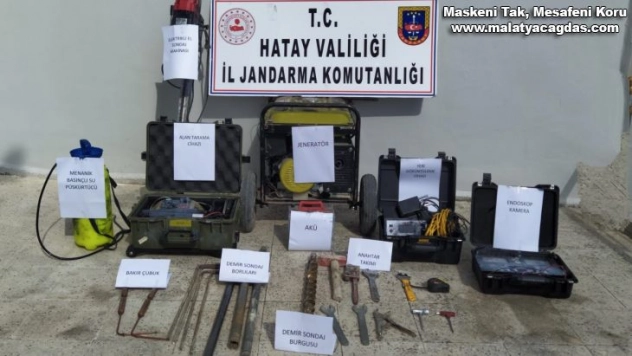 İzinsiz kazı yapan 6 kişi yakalandı