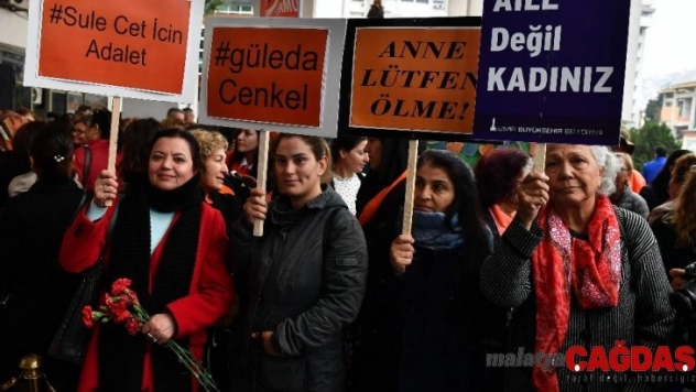 İzmirli kadınlar, kadına şiddet için buluştu