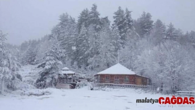 İznik'te kar kalınlığı 5 santimetreye ulaştı
