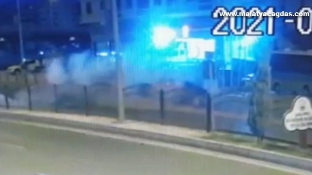 Jandarma astsubayın hayatını kaybettiği kaza kamerada