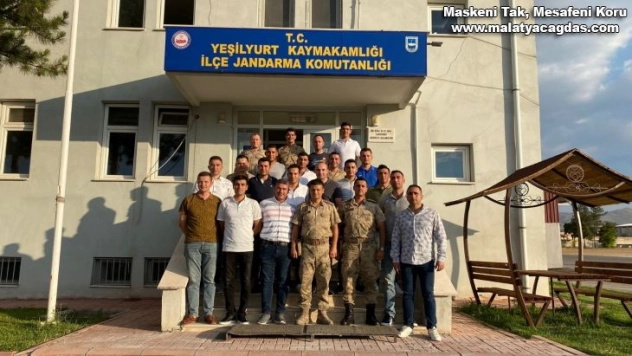 Jandarma'dan tayini çıkan personellere veda yemeği