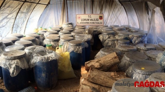 Jandarma'dan yeni yılın ilk kaçak içki operasyonu