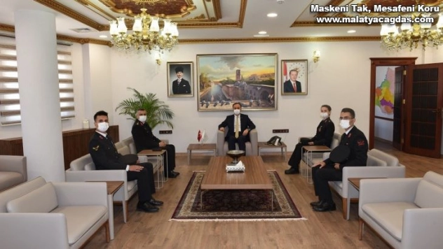 Jandarma Komutanlığı'ndan Vali Erin'e ziyaret