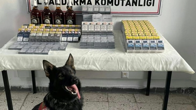 Jandarmadan kaçak sigara ve alkol operasyonu