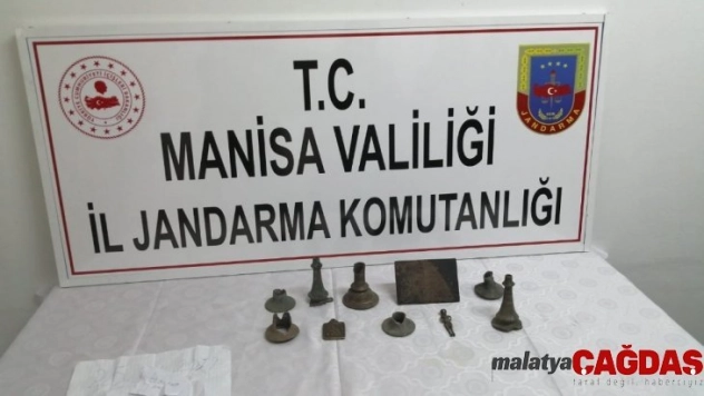 Jandarmadan tarihi eser operasyonu: 10 adet obje ele geçirildi