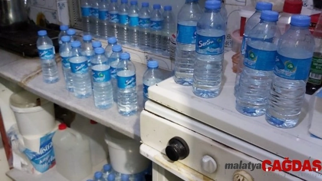 Kaçak içki ele geçirildi