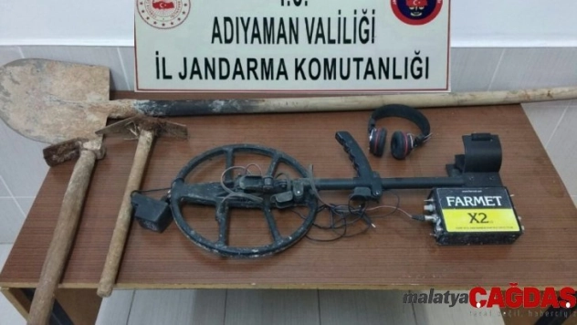 Kaçak kazı yapanlara suçüstü: 2 gözaltı