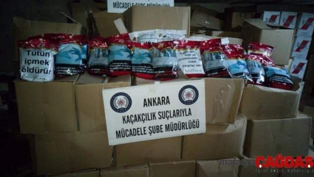 Kaçakçılık ekipleri 870 kilo sahte bandrollü tütün ele geçirdi