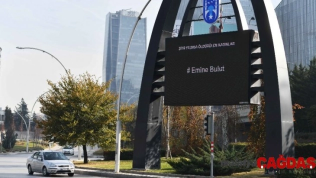 Kadına şiddete karşı başkent tek yürek