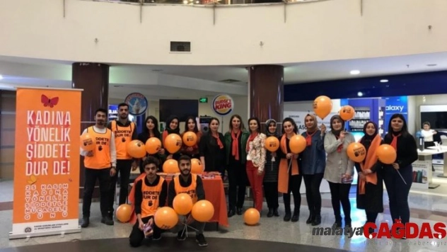 Kadına yönelik şiddete dikkat çektiler