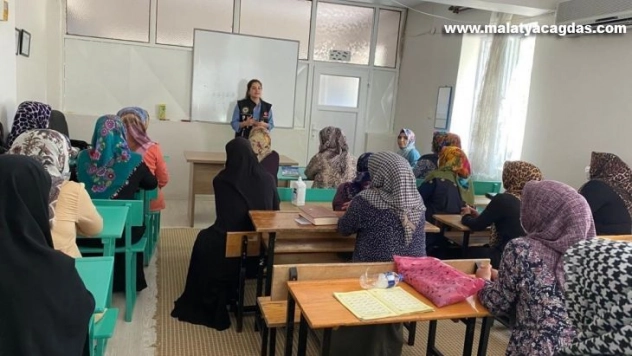 Kadınlara uyuşturucu ile mücadelenin önemi anlatıldı