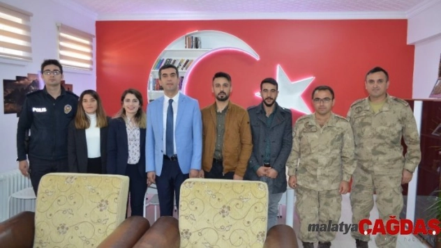 Kahraman gaziye, görev yaptığı ilçede duygulandıran sürpriz