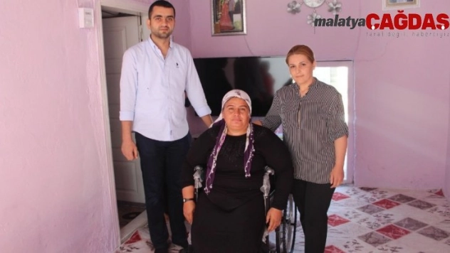 Kahta Belediyesi'nden engelli  vatandaşa destek