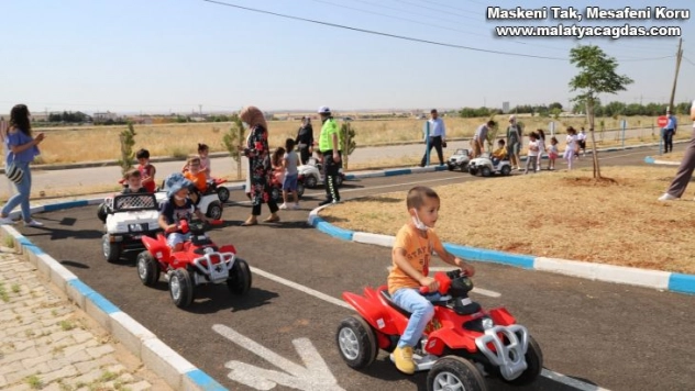 Kahta Çocuk Trafik Eğitim Parkı hizmet vermeye başladı
