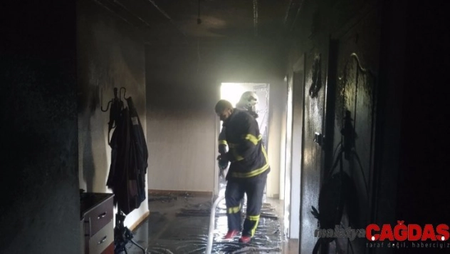 Kahta'da ev yangını