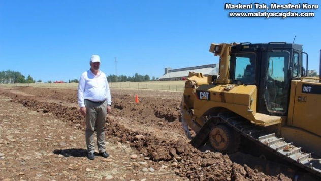 Kahta'da Güney Batı Çevre Yolu startı verildi