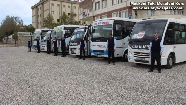 Kahta'da sınav günü toplu taşıma ücretsiz