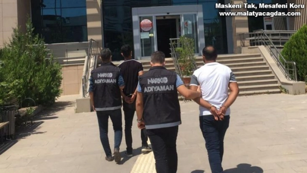 Kahta'da uyuşturucu operasyonu: 2 Tutuklama