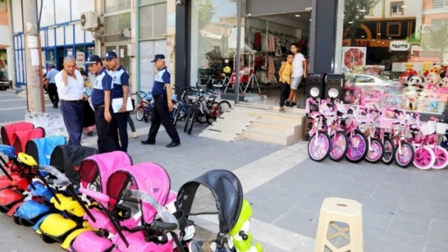 Kaldırım işgallerine göz açtırılmıyor