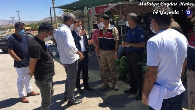 Kale'de, Covid-19 denetimi yoğunlaştırıldı