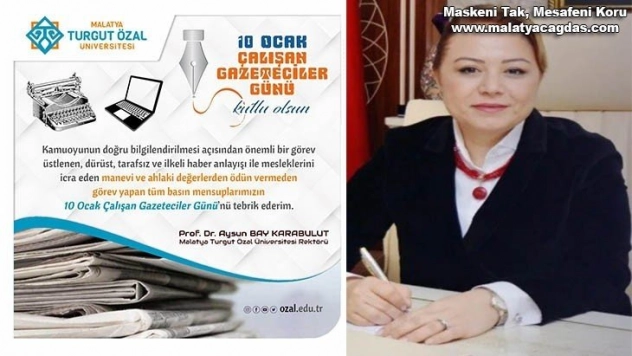 Karabulut'tan Çalışan Gazeteciler Günü mesajı