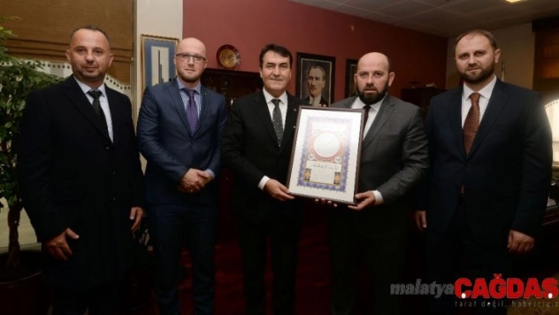 Karadağ Diyanet İşleri Başkanı'ndan Dündar'a ziyaret