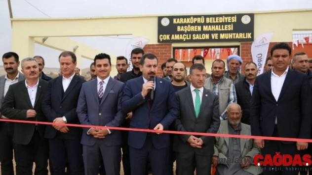 Karaköprü kırsalında çok amaçlı salonlar yükseliyor