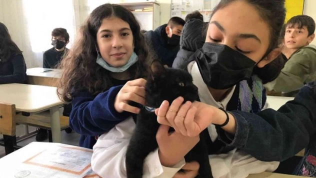 Karam okulun maskotu oldu