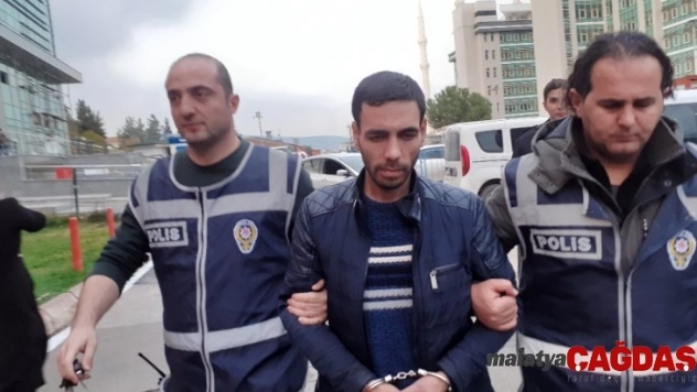 Karısına şiddet uygulayan zanlı adliyeye sevk edildi