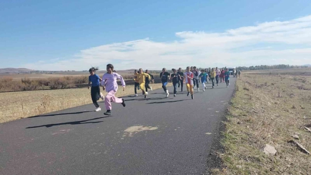 Kars'ta Cumhuriyet koşusu