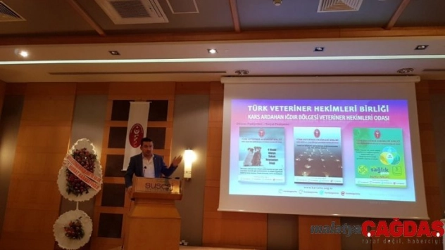 Kars VHO Veteriner Hekimler yıllık değerlendirme toplantısı'na katıldı