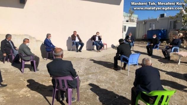 Kaymakam Alemderoğlu köylerin sorunlarını yerinde tespit ediyor