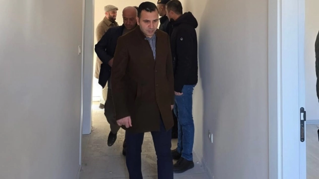 Kaymakam Algın, köy evleri inşaatlarını inceledi