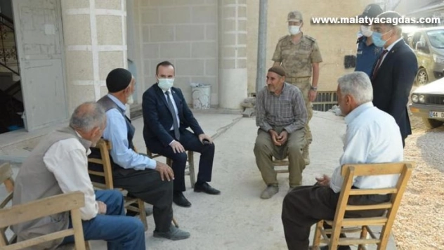 Kaymakam Arslantürk, vatandaşlarla bir araya geldi