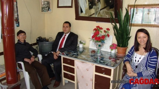 Kaymakam Çırak ve Başkan Tekin'den Kore gazisine anlamlı ziyaret