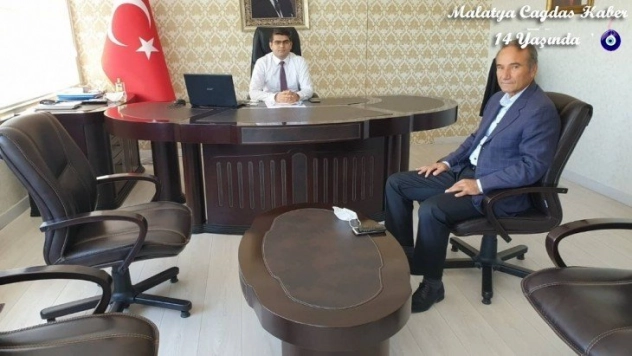 Kaymakam Dolaş'a Kızıldaş'tan hayırlı olsun ziyareti