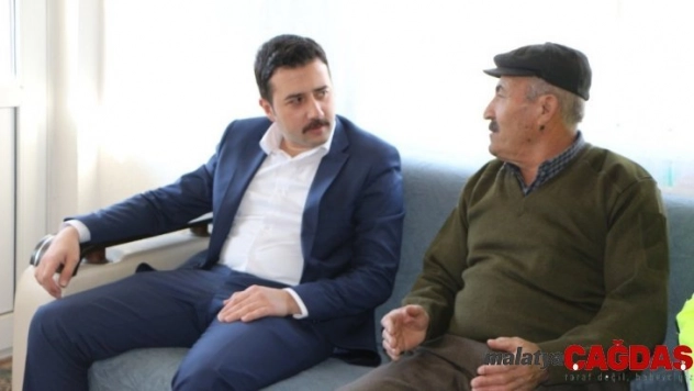 Kaymakam Fırat, Kıbrıs Gazisi'ni ziyaret etti