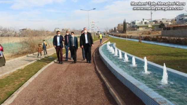 Kaymakam Koç ve Başkan Turanlı çalışmaları yerinde inceledi