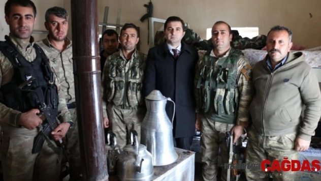 Kaymakam Köleoğlu Korucu üs bölgesini ziyaret etti