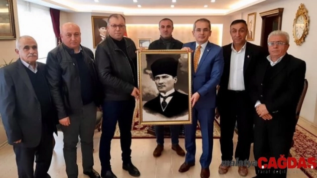 Kaymakam Pişkin'e teşekkür ziyareti